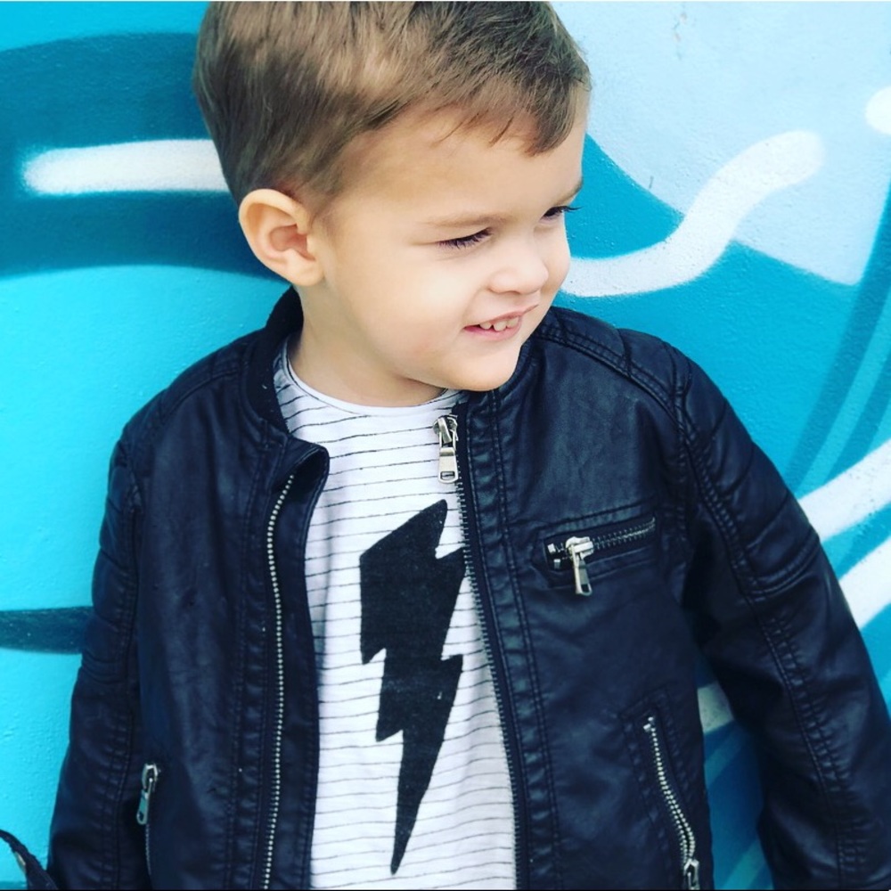LEATHER TODDLER JACKET